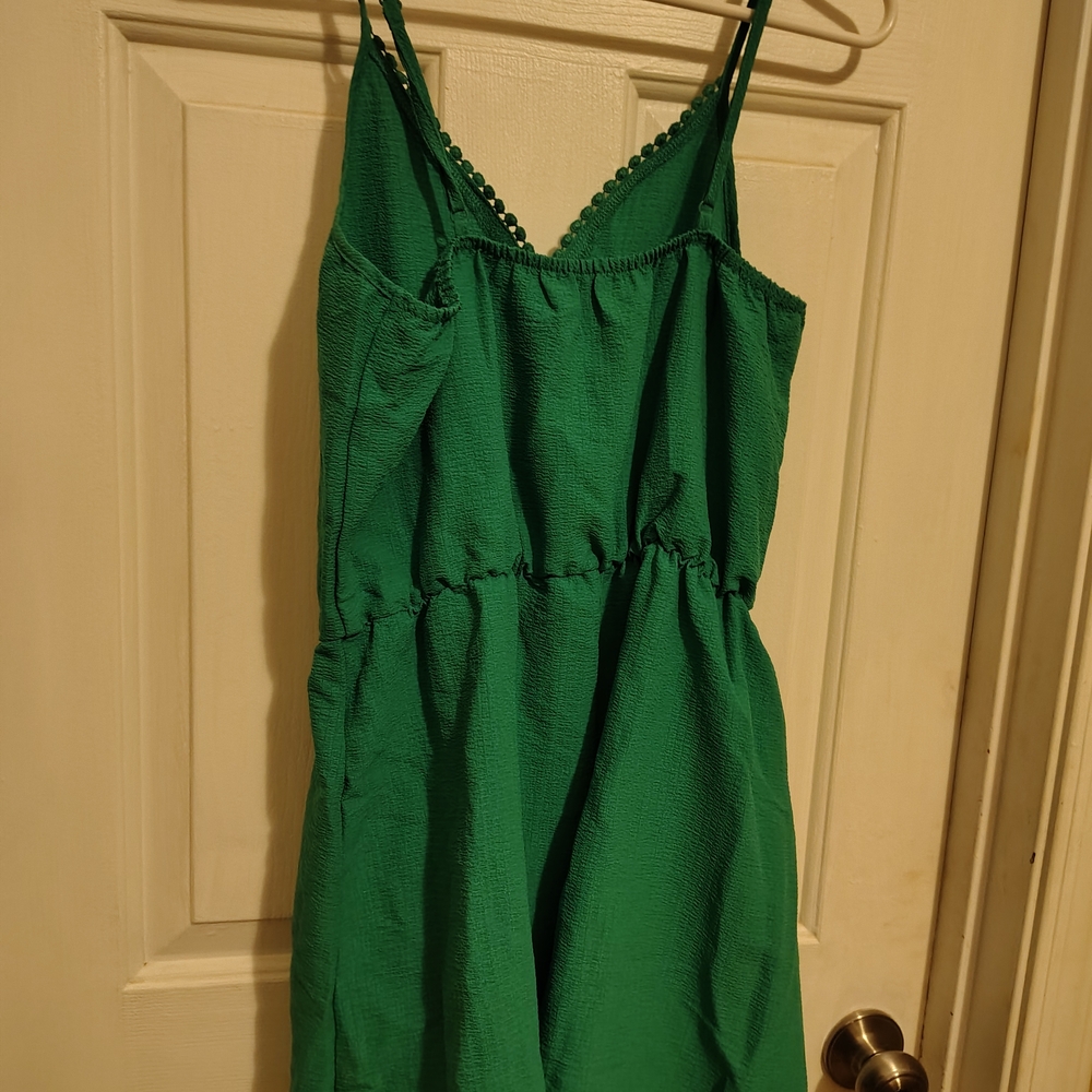 SHEIN Green Mini Dress